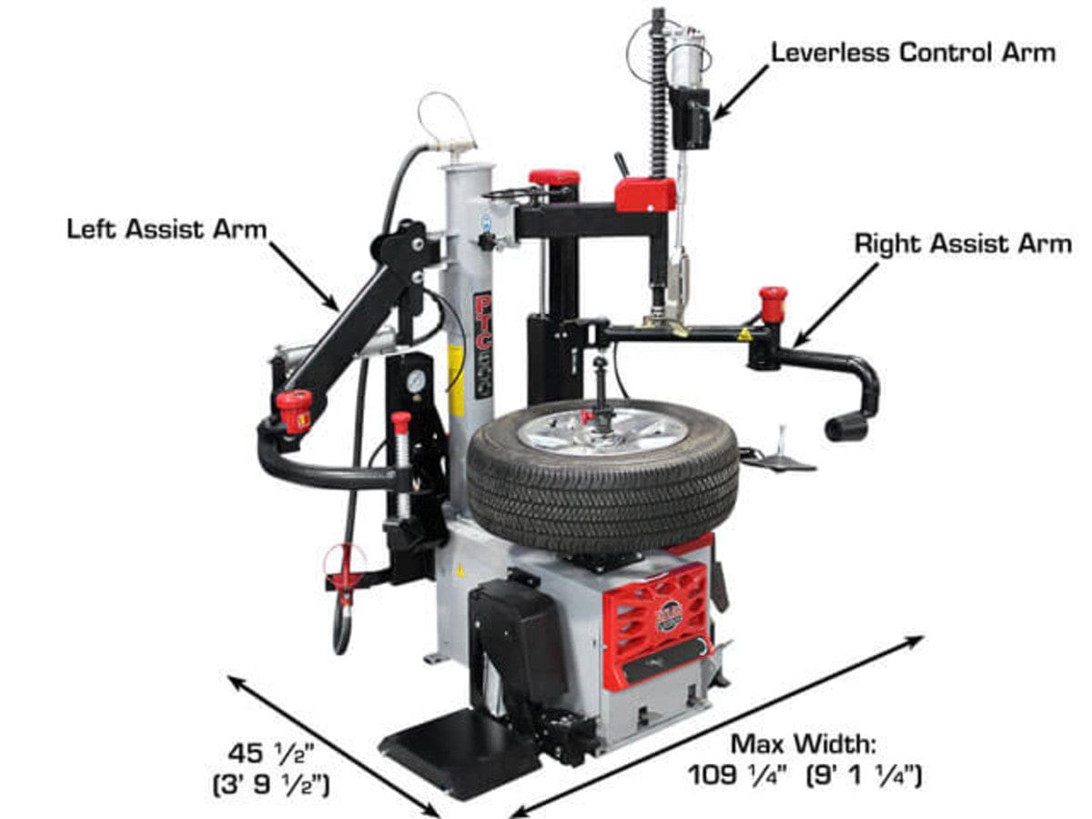ATLAS Platinum PTC500 Center Post Tire Changer w/ Assist Arms ATEAP-PTC500-FPD