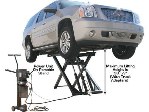 ATLAS 6MR Portable Mid-Rise 6,000 lb. Capacity Scissor Lift ATEATTD-6MR-FPD
