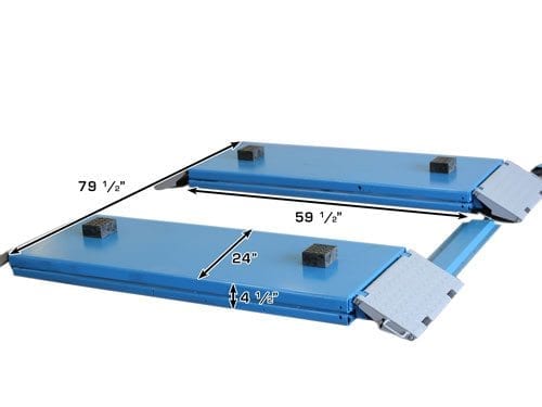 ATLAS SLP9K Full-Rise 9,000 lb. Capacity Scissor Lift ATEATTD-SLP9K-FPD
