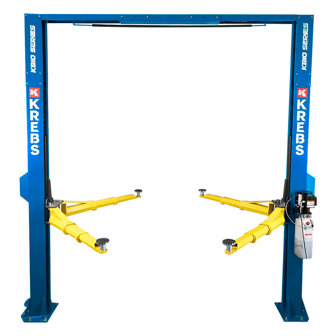KREBS KB10/H 2-Post 10,000lb Automotive Lift 11800002 Blue