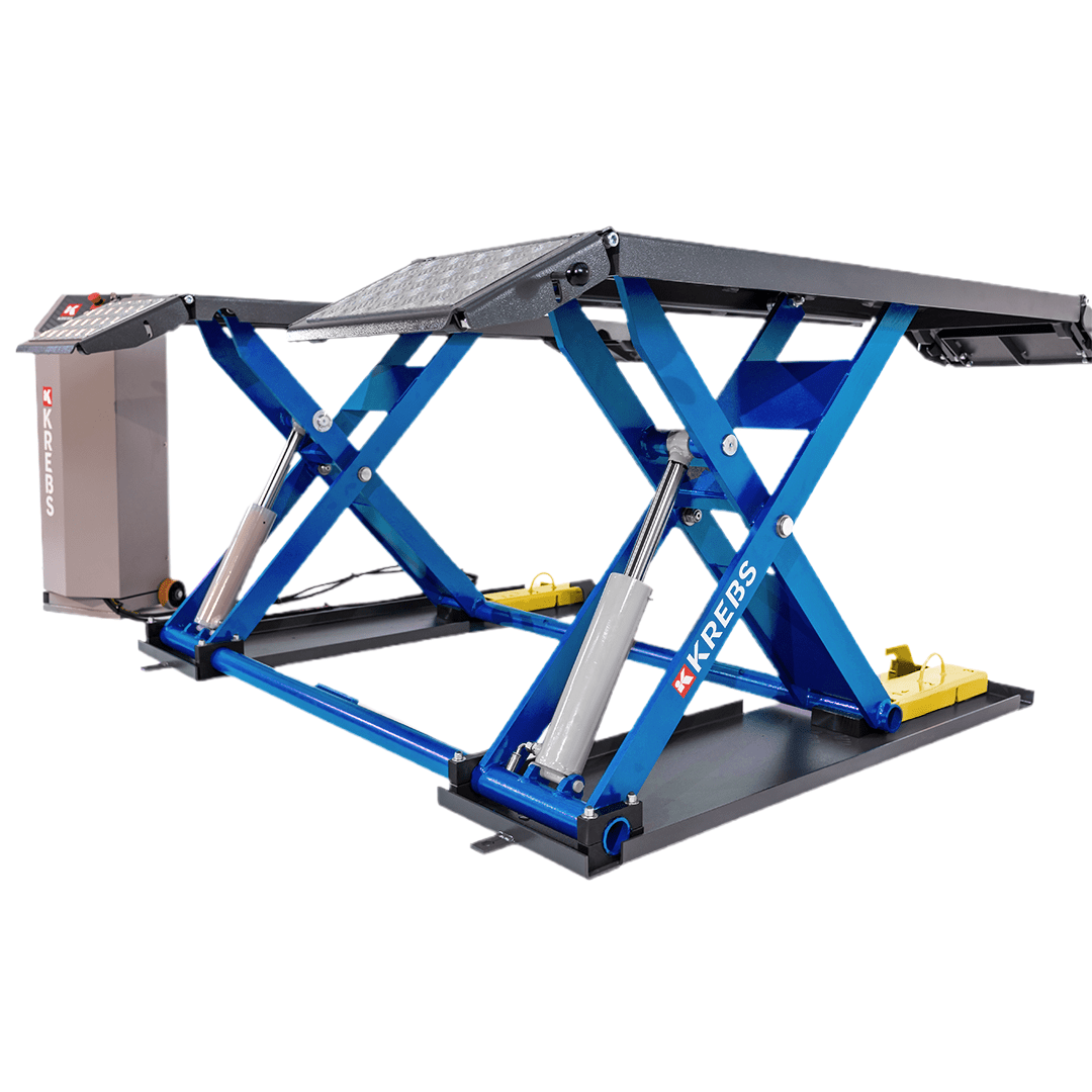KREBS TELL6000 Mid-Rise Scissor Lift 6000lb, Blue