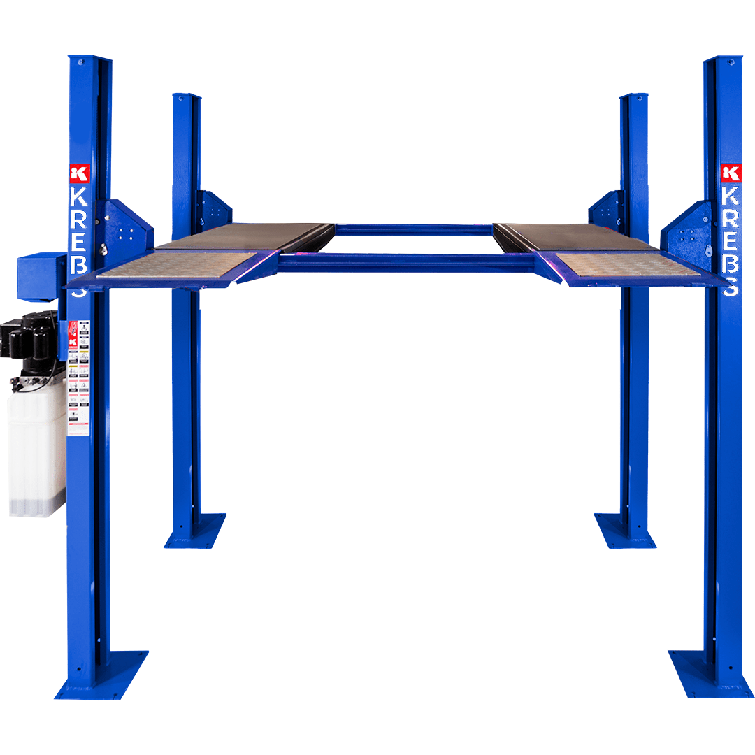 KREBS KB4/10 4-Post Lift 10,000lb Blue 11100202