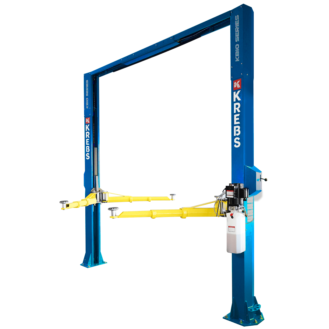 KREBS KB10/H 2-Post 10,000lb Automotive Lift 11800002 Blue