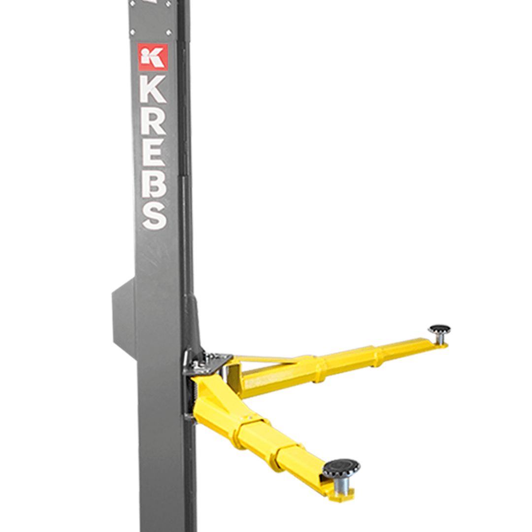 KREBS KB10/H 2-Post 10,000lb Automotive Lift 11800004 Light Gray