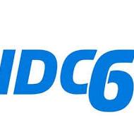 Blue 'IDC6' logo on a white background
