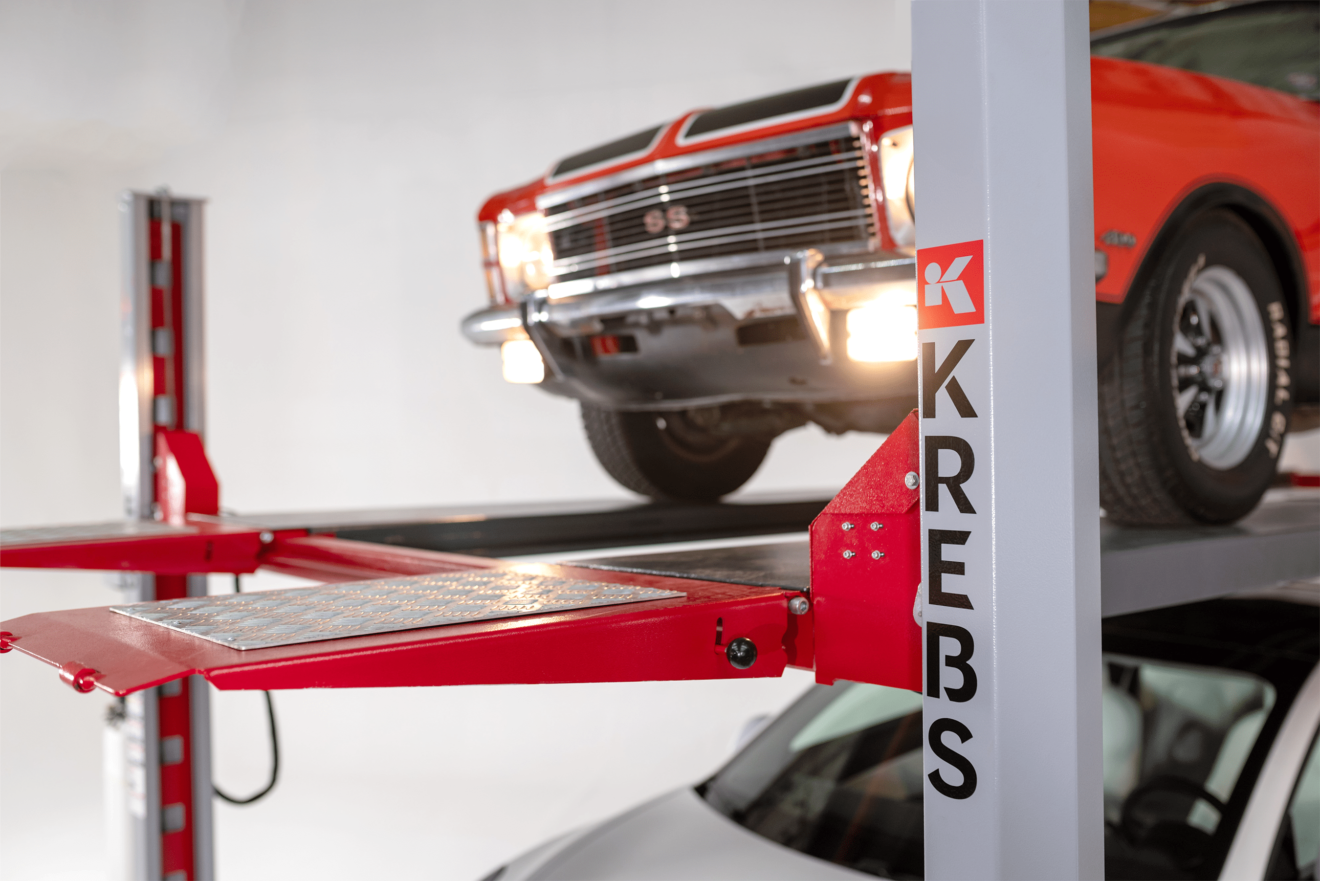 KREBS KB4/10 4-Post Lift 10,000lb Gray 11100204