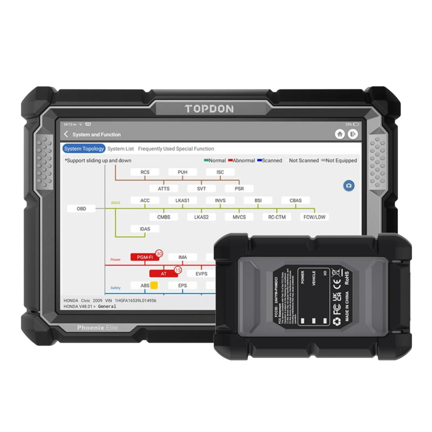TOPDON PHOENIX ELITE DIAGNOSTIC SCAN TOOL