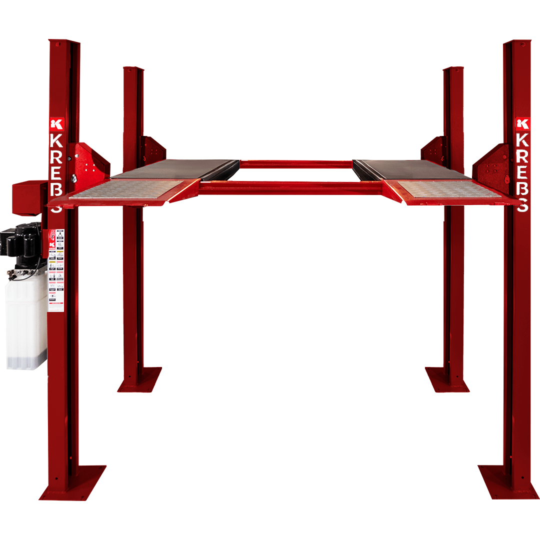 KREBS KB4/10 4-Post Lift 10,000lb Red 11100201