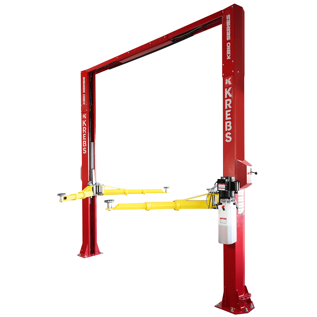KREBS KB10/H-T 2-Post 10,000lb Automotive Lift 11853001 Red