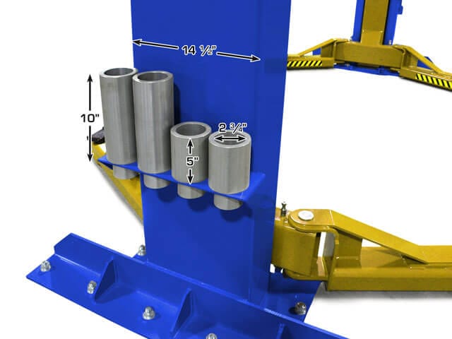 atlas pvl15 post width and truck adapter holder