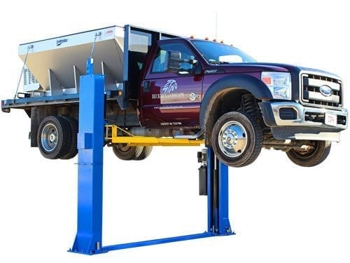 Atlas BP12000X 12,000 lb. commercial baseplate two-post vehicle lift