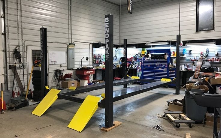 BendPak HD-9ST 9000lb 4-Post Lift, Narrow Width, 5175860