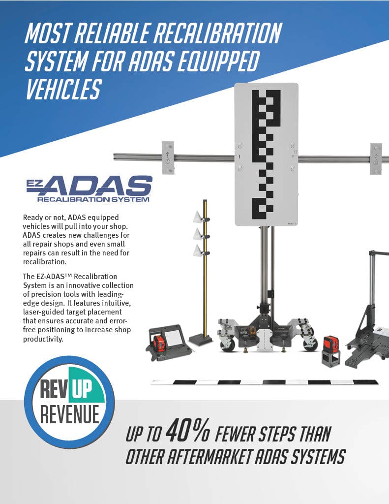 ez-adas calibration target system brochure