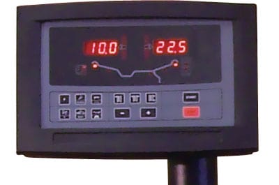 Hofmann geodyna 980L balancer display