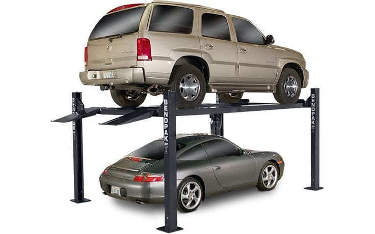BendPak HD-7W-110V 7000lb 4-Post Lift, Wide, High Rise 5175658