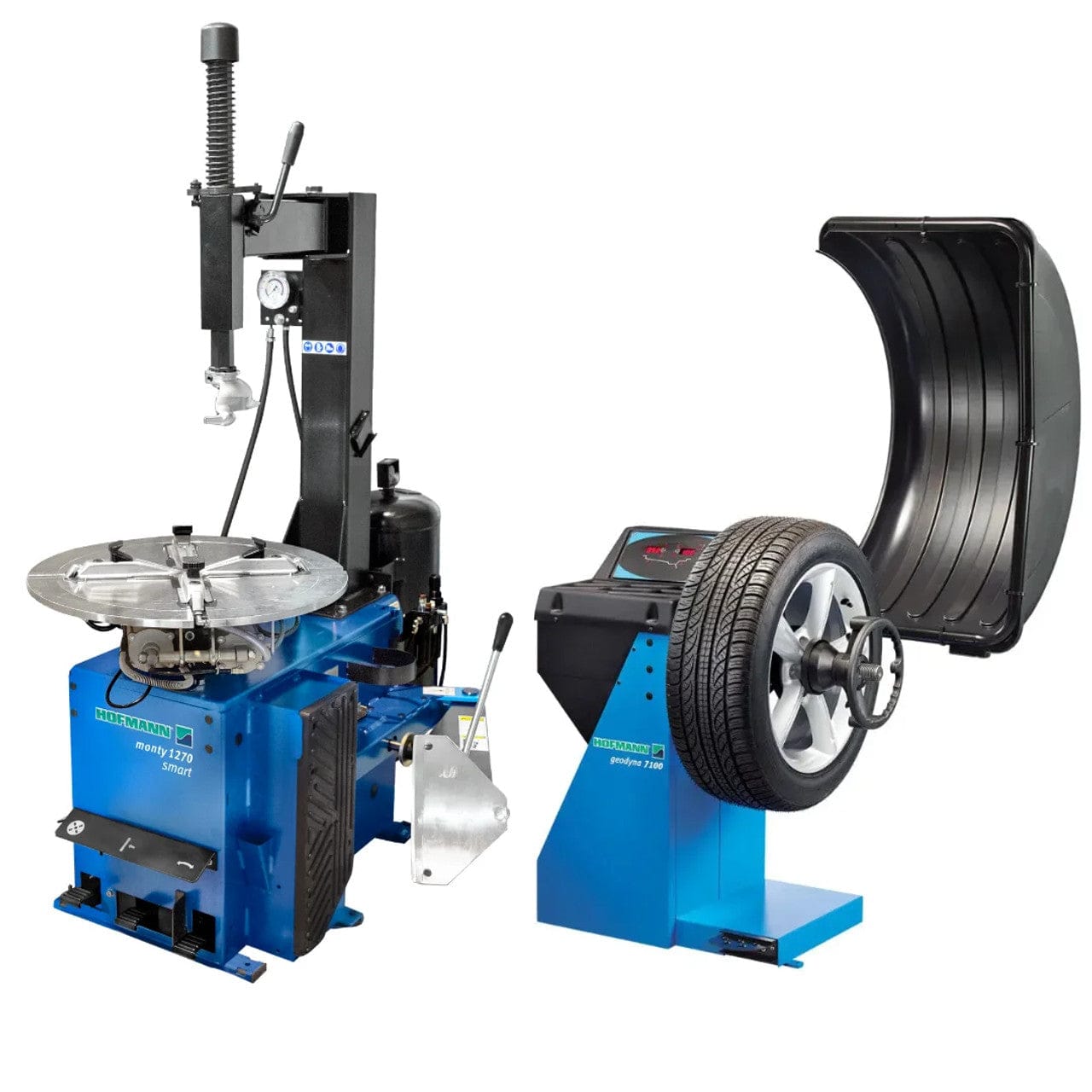 Hofmann Wheel Balancer/ Tire Changer Combo HOFCOMBO1 | Geodyna 7100 & Monty 1270