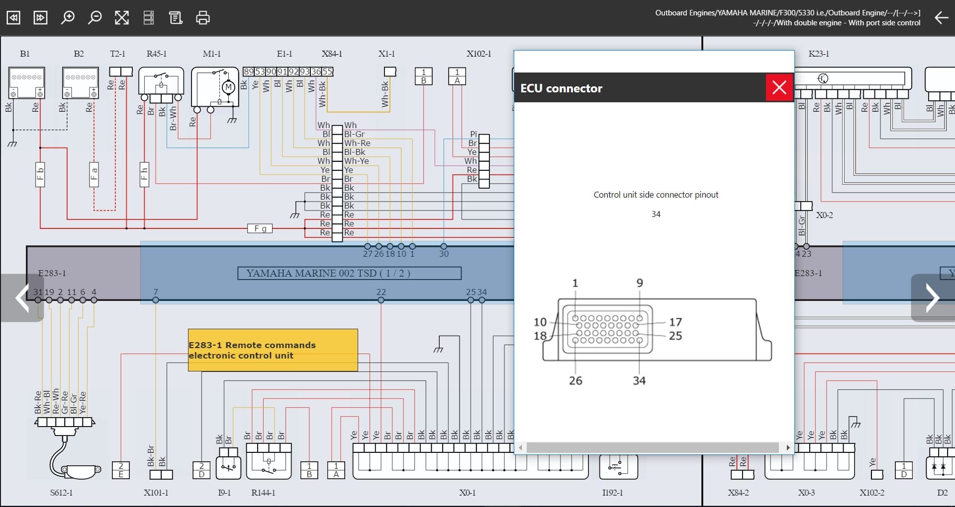 TEXA MARINE SCREENSHOT YAMAHA MARINE WIRING DIAGRAM