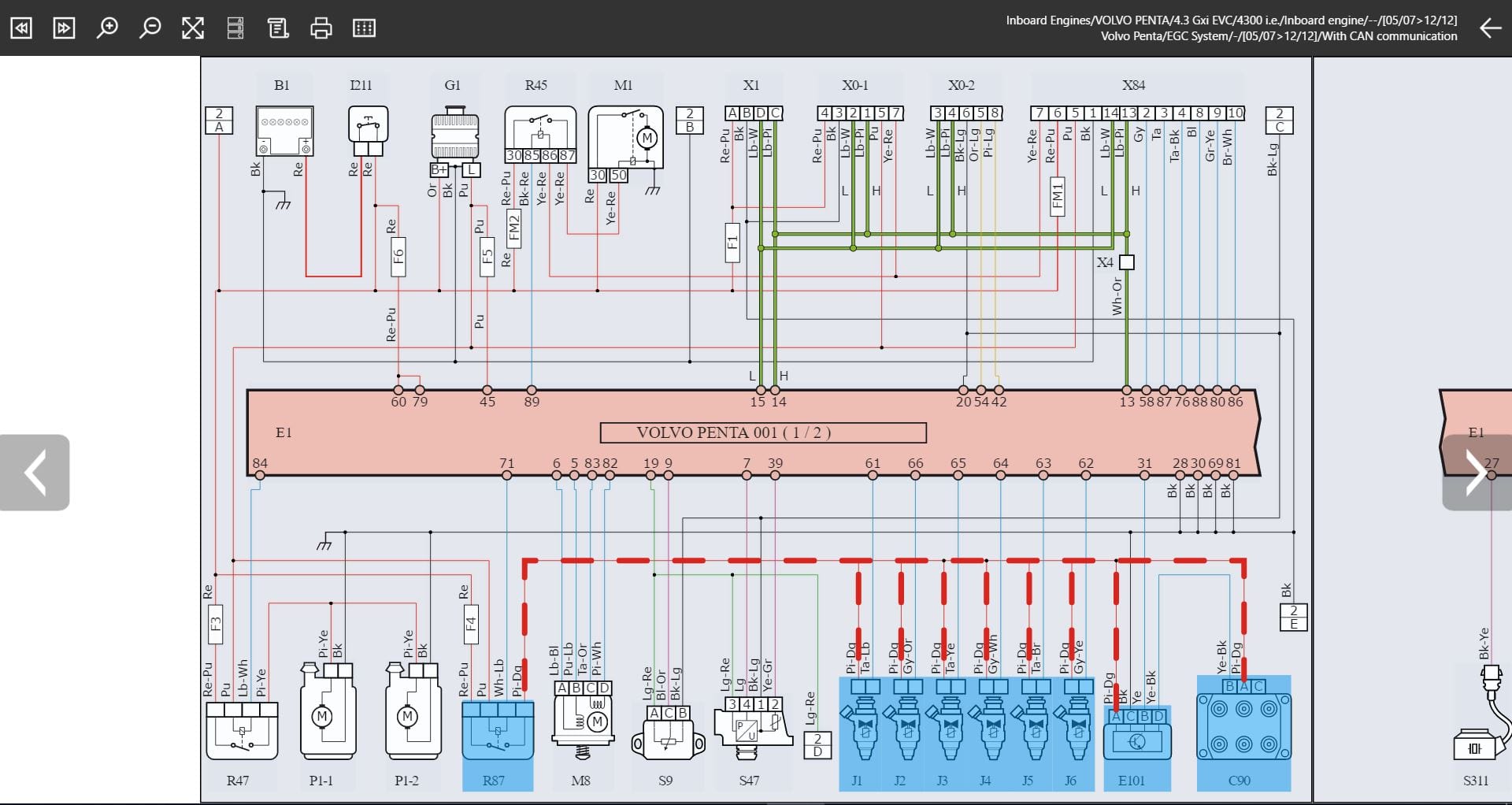 TEXA MARINE VOLVO PENTA WIRING DIARAM