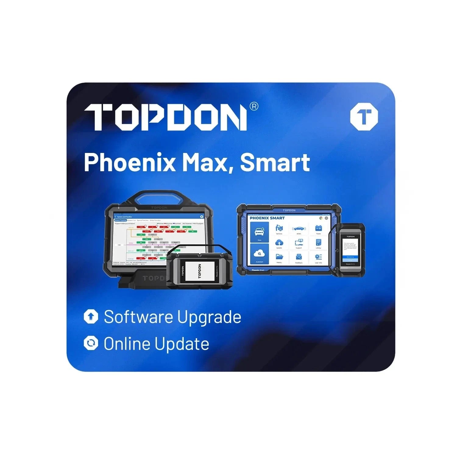 Topdon PXSUD2 – 2-Year Software Update for Phoenix Max, Smart, & Remote