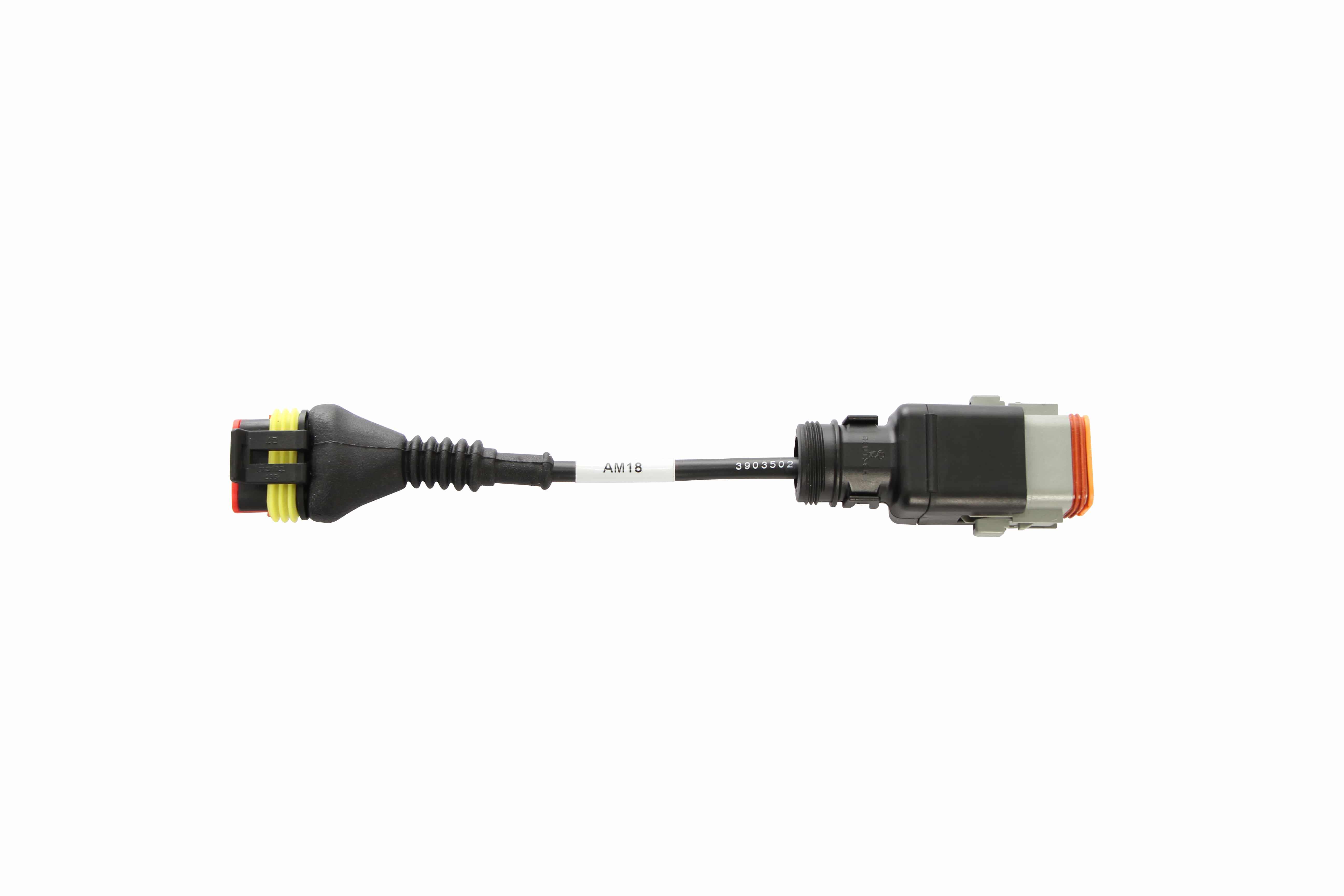 TEXA 3903502 Marine 8-Pin Rectangular Volvo Penta EGC EVC Cable AM18 diagnostic cable for Volvo Penta marine engines using TEXA IDC6 Marine software