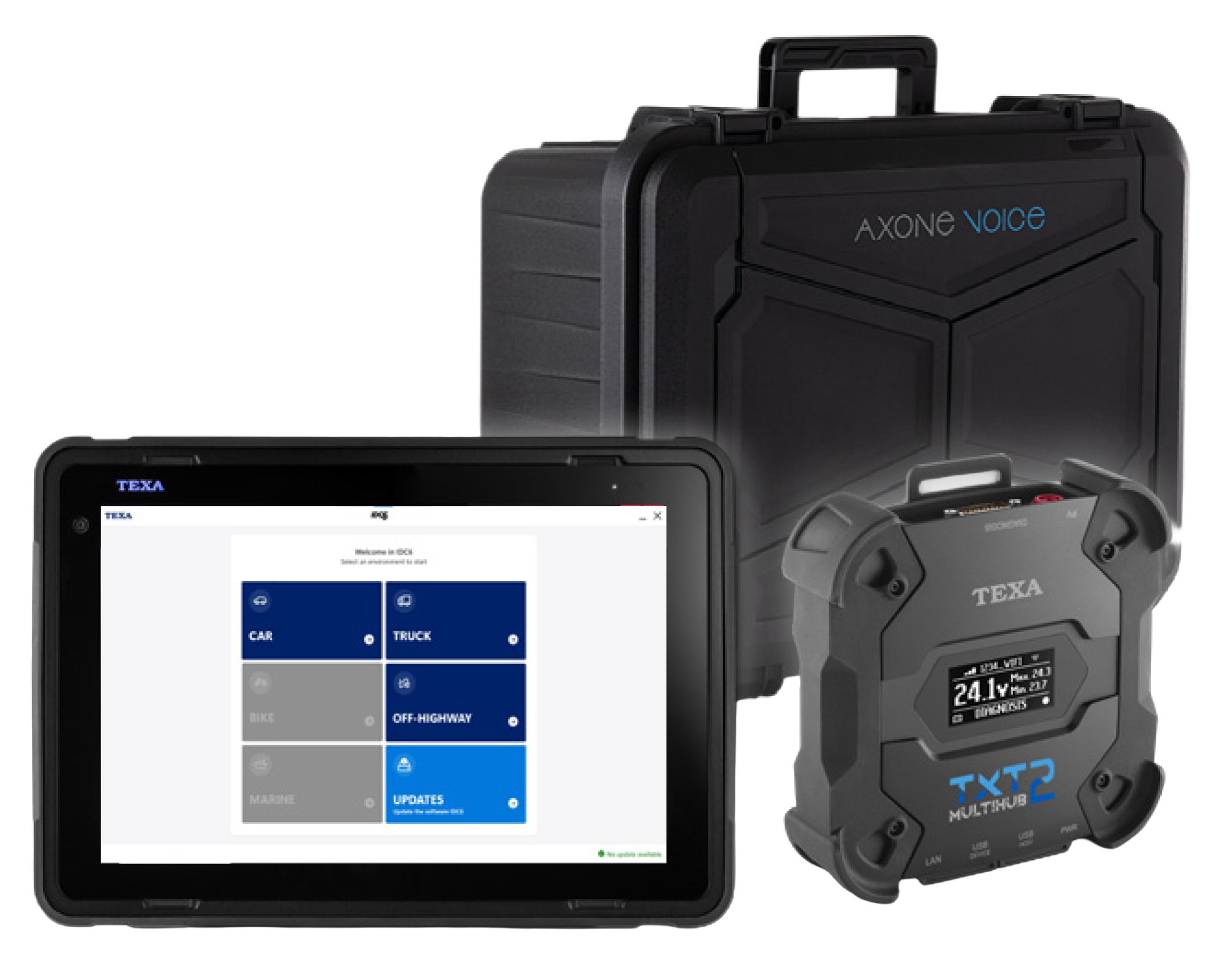 TEXA DFP AXONE VOICE Deluxe Fleet diagnostic tool for car truck and off-highway equipment