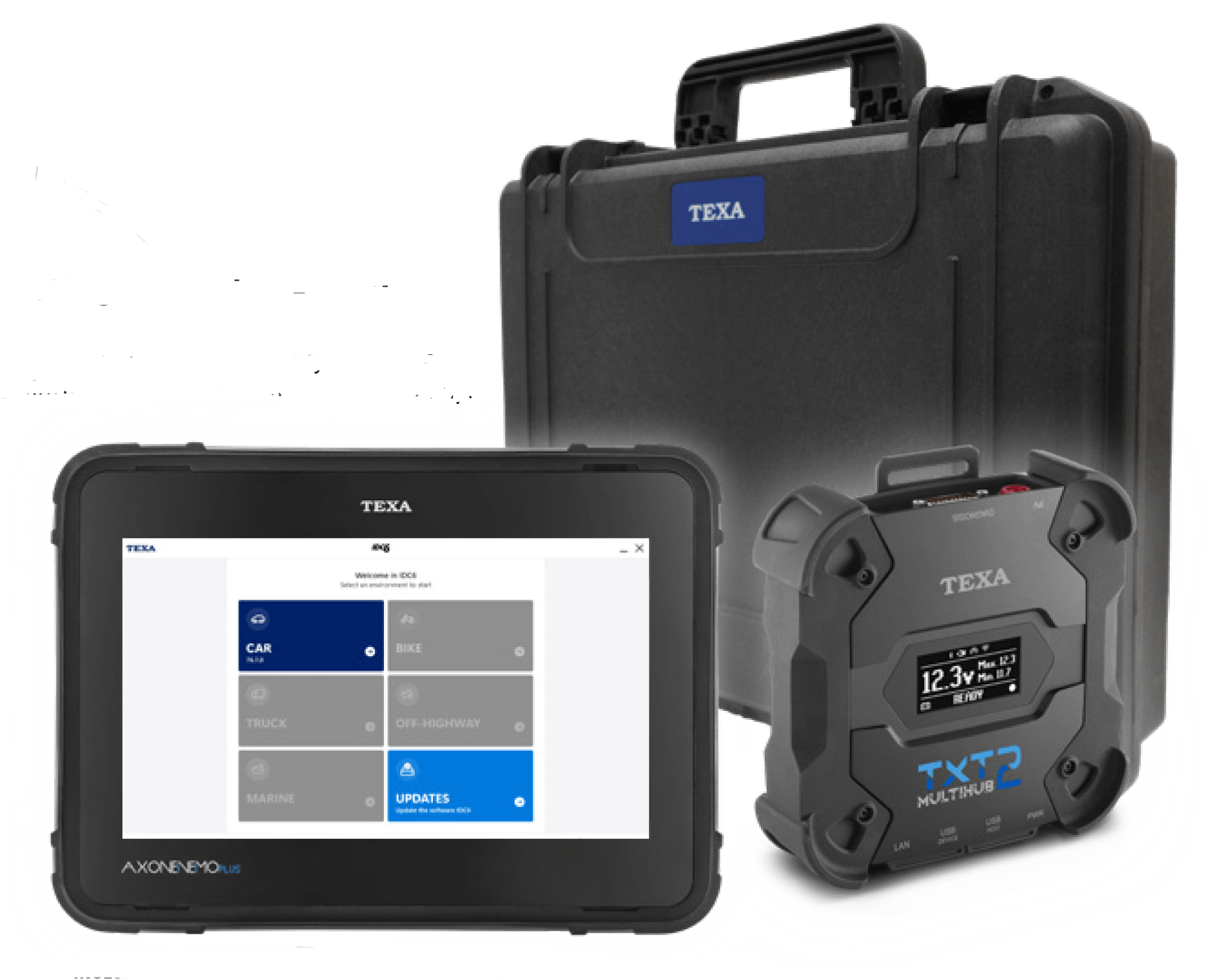TEXA PLCMH AXONE NEMO PLUS car diagnostic tool with TXT MULTIHUB 2