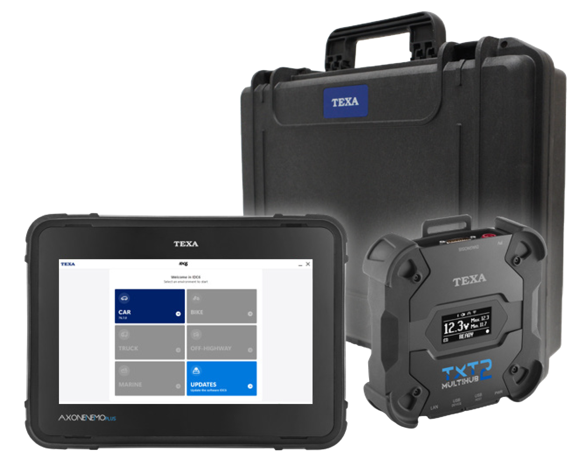 TEXA PLCMH AXONE NEMO PLUS car diagnostic tool with TXT MULTIHUB 2