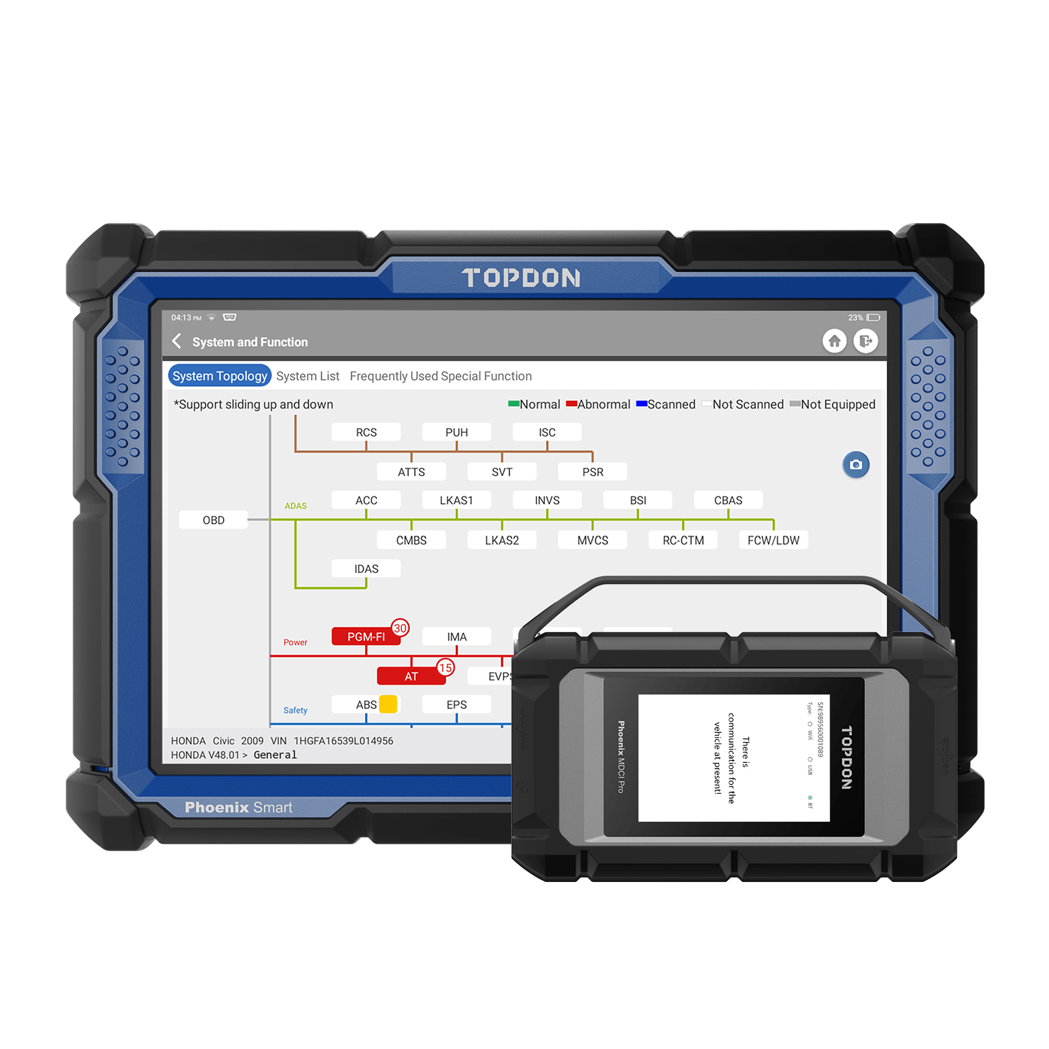 TOPDON PHOENIX SMART AUTOMOTIVE DIAGNOSTIC SCAN TOOL