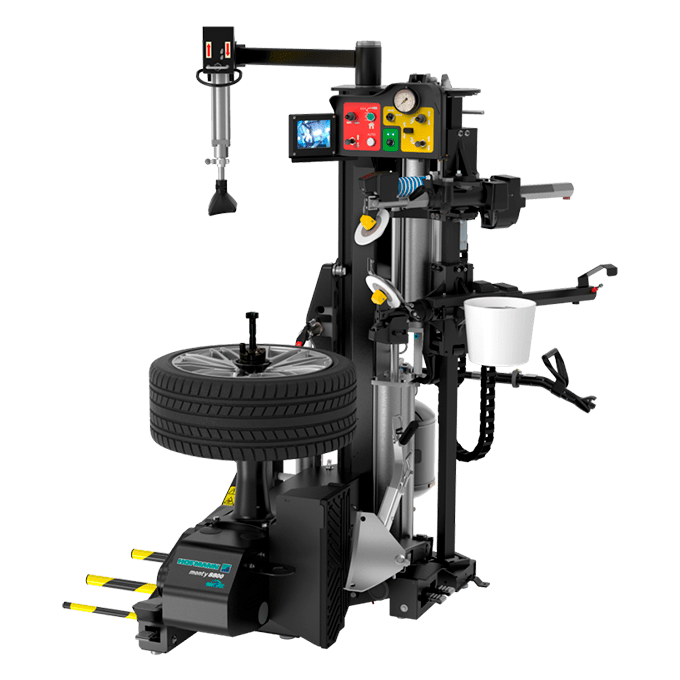 Hofmann monty 8800 All-In-One Tire Changer | EEWH778AUB Leverless Center-Post with smartSpeed