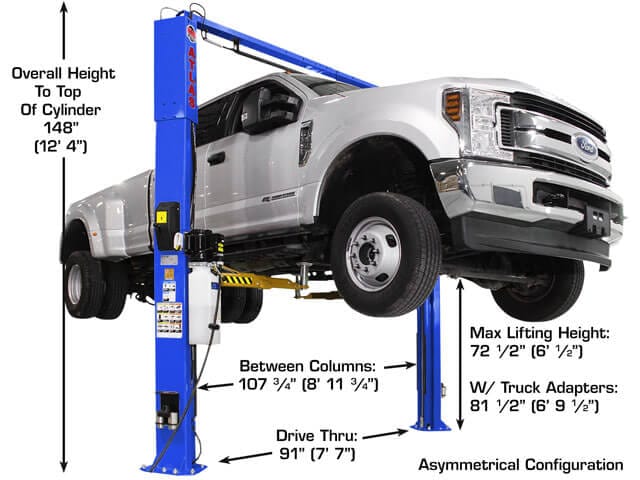 atlas pvl10 asymmetrical configuration measurements 