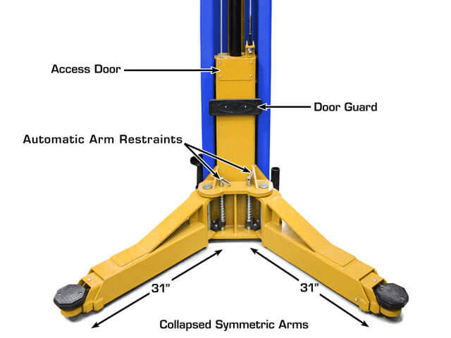 ATLAS Platinum PVL12 ALI Certified 12,000 lb Overhead Lift ATEAP-PVL12-FPD