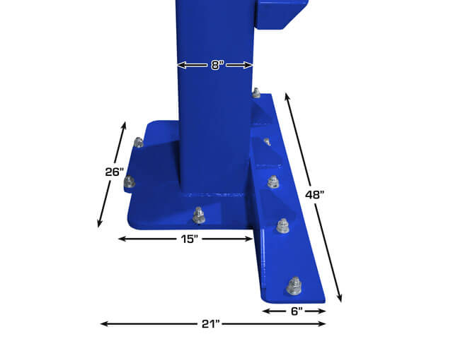 Platinum PVL15 15,000 lb Heavy Duty 2-Post Lift ATEAP-PVL15-FPD