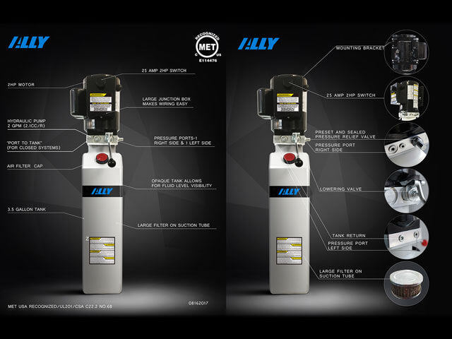 ATLAS Platinum PVL9BP ALI Certified 9,000 lb Baseplate Lift ATEAP-PVL9BP-FPD