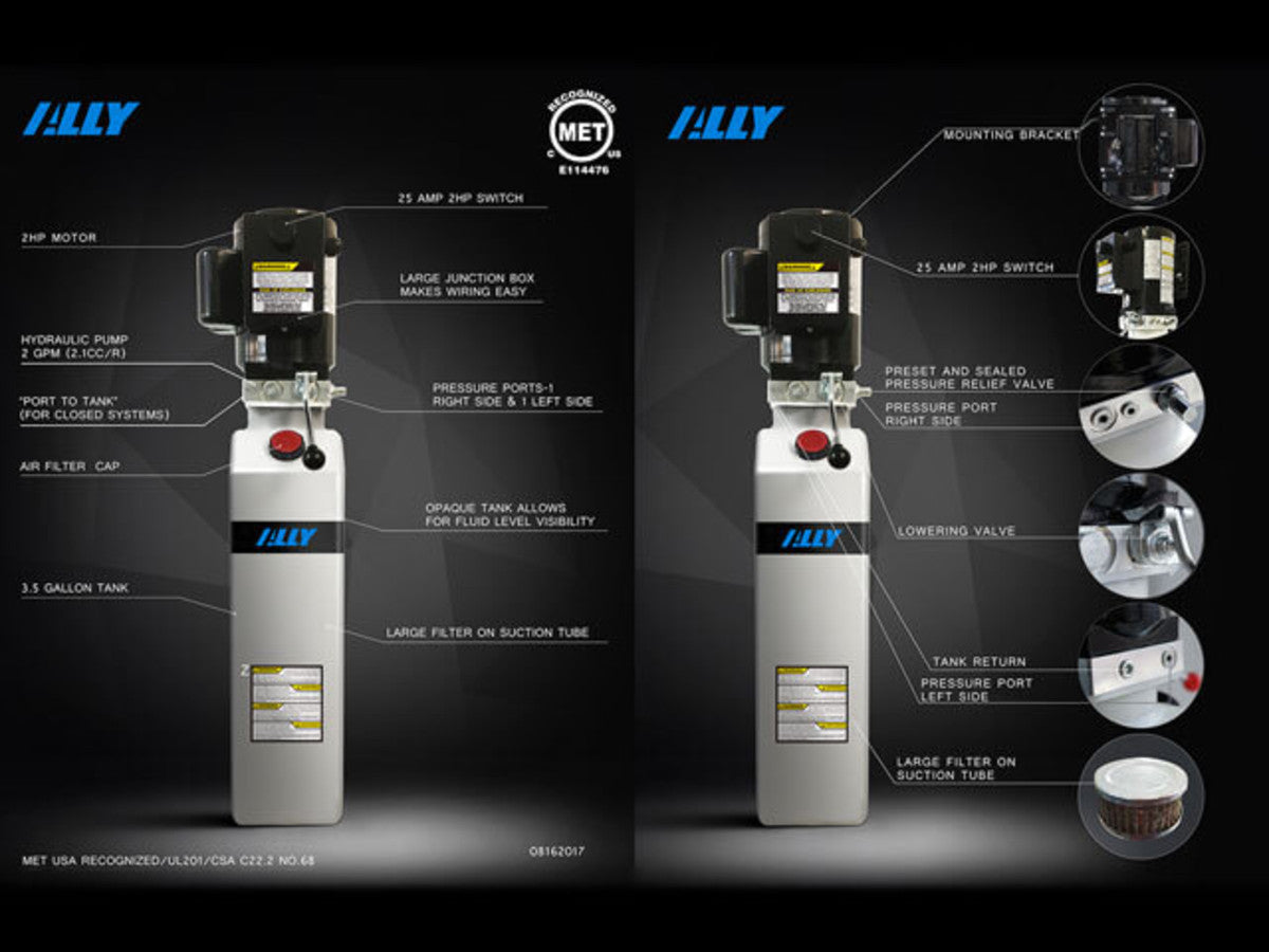 ATLAS Platinum PVL14 ALI Certified 14,000 lb 4 Post Lift ATEAP-PVL14-FPD