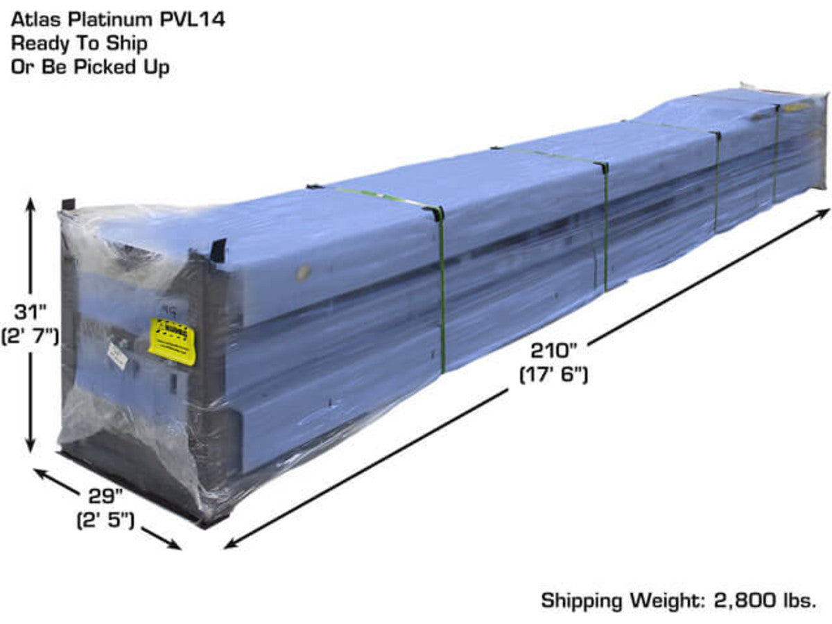 ATLAS Platinum PVL14 ALI Certified 14,000 lb 4 Post Lift ATEAP-PVL14-FPD