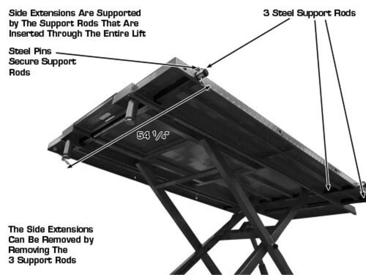 ATLAS HI-RISE 1500 Motorcycle/ATV Lift ATEHT1005-KIT-FPD