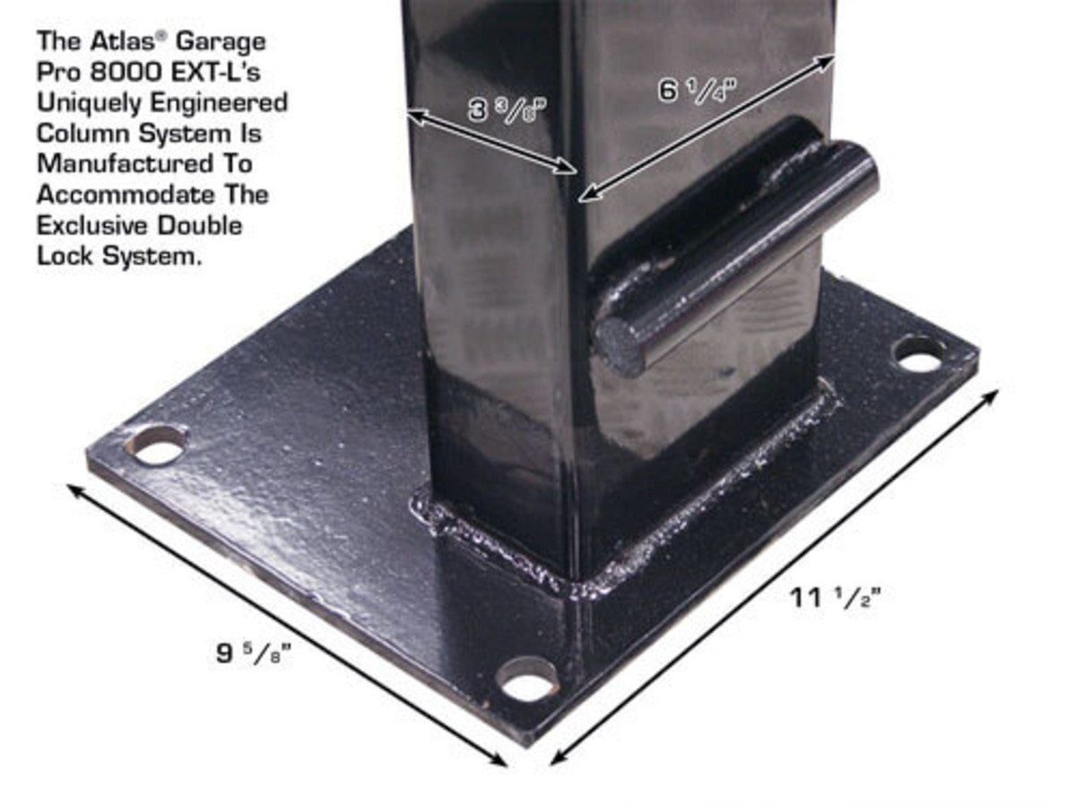 ATLAS PRO8000EXT-L 4 Post Lift + RJ35 Sliding Jacks Combo ATEXH-PRO8EXTL-COMBO-FPD