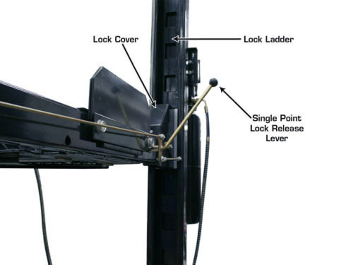 ATLAS Garage PRO8000EXT-L 8,000 lb Extra Tall/Extra Long 4-Post Lift ATEXH-PRO8000EXT-L-FPD