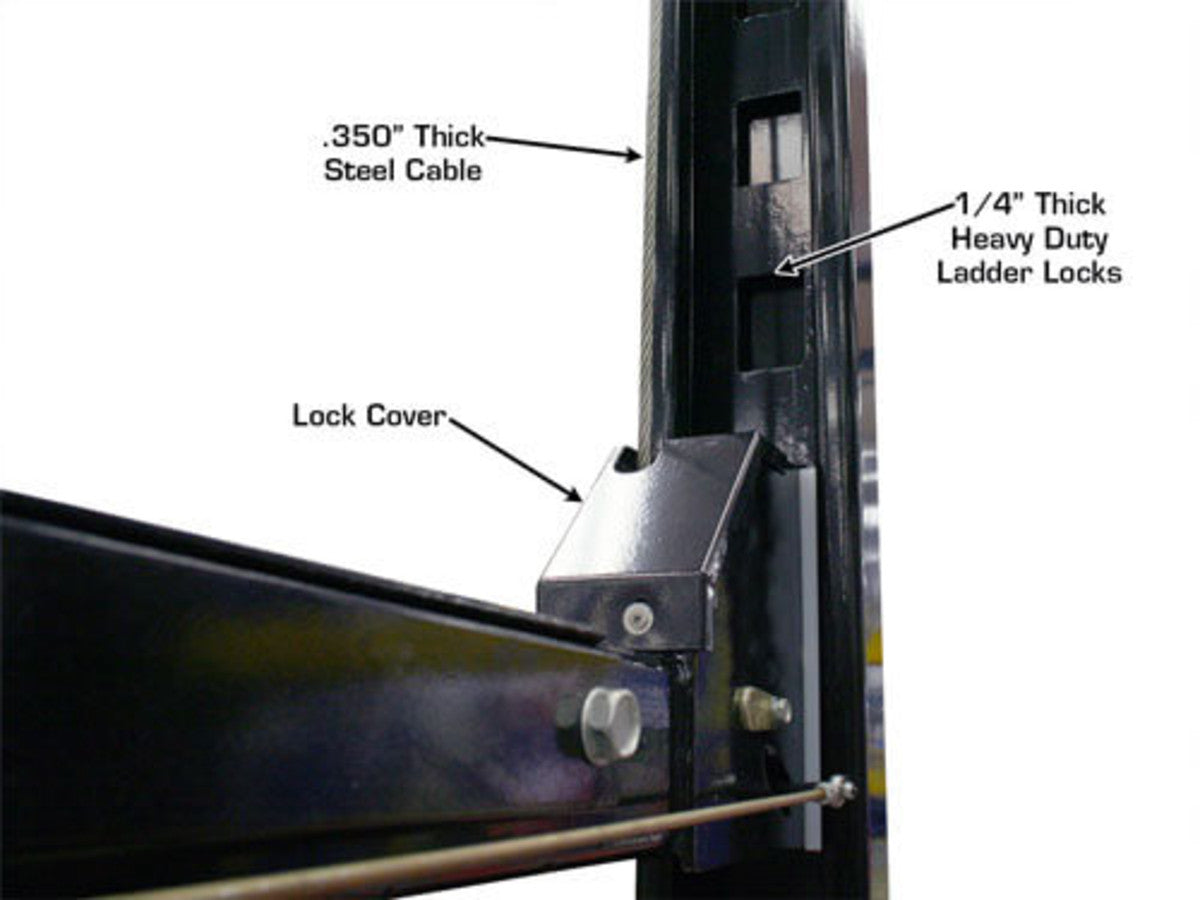 ATLAS Garage PRO8000EXT-L 8,000 lb Extra Tall/Extra Long 4-Post Lift ATEXH-PRO8000EXT-L-FPD