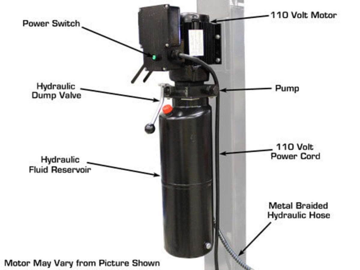 ATLAS Garage PRO8000EXT-L 8,000 lb Extra Tall/Extra Long 4-Post Lift ATEXH-PRO8000EXT-L-FPD