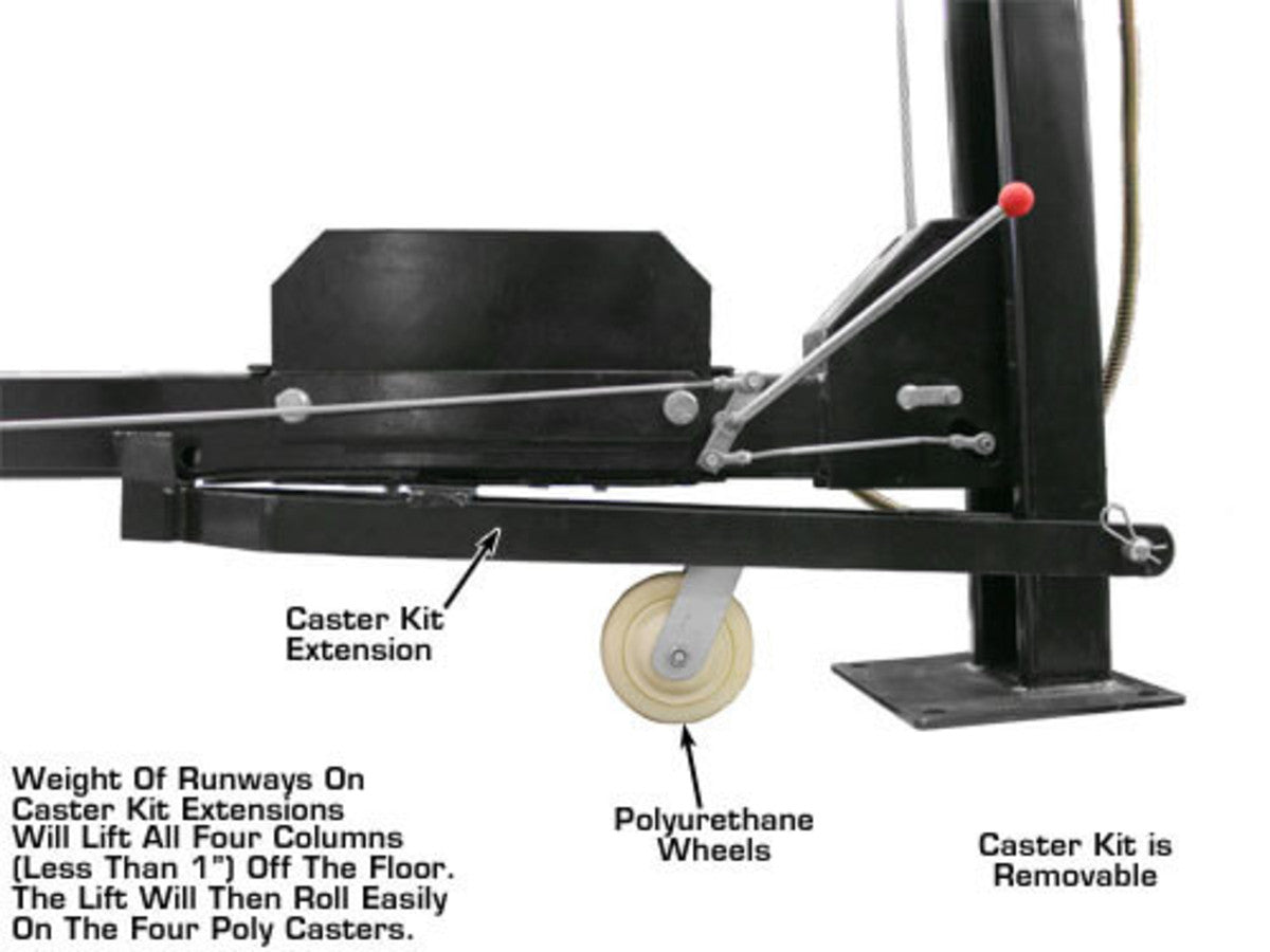 ATLAS PRO8000 4 Post Lift + RJ35 Sliding Jacks Combo ATEXH-PRO8-COMBO-FPD