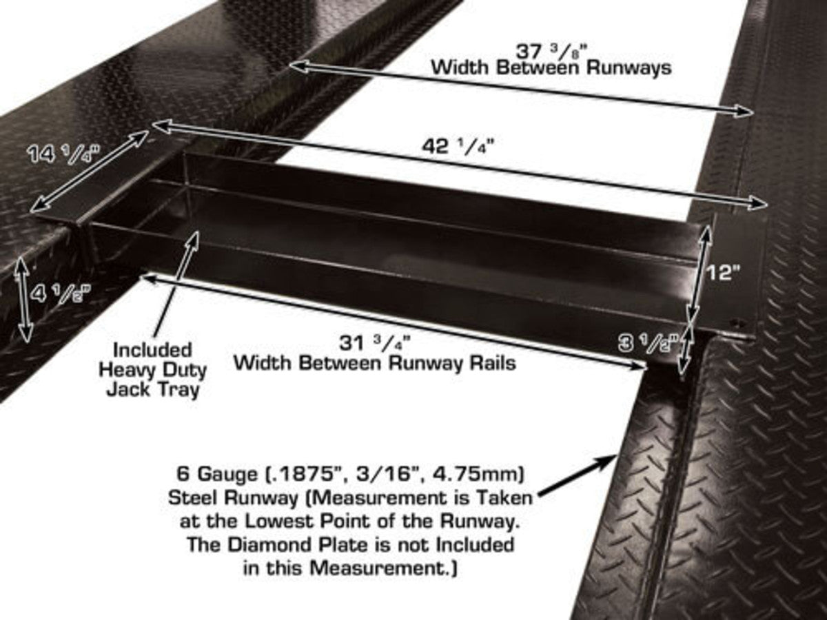 ATLAS PRO8000 4 Post Lift + RJ35 Sliding Jacks Combo ATEXH-PRO8-COMBO-FPD