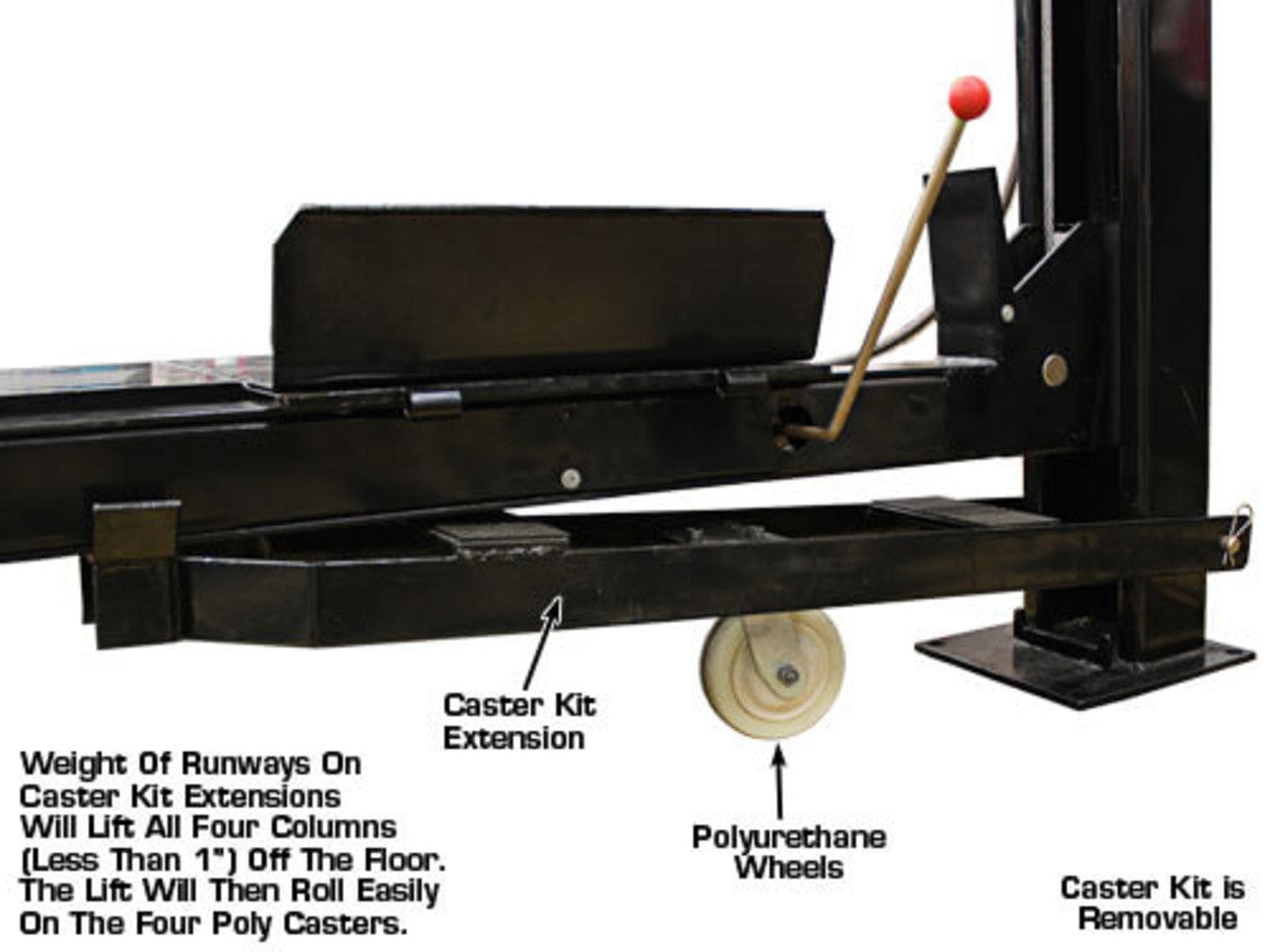 ATLAS PRO9000 4 Post Lift + RJ35 Sliding Jacks Combo ATEXH-PRO9-COMBO1-FPD