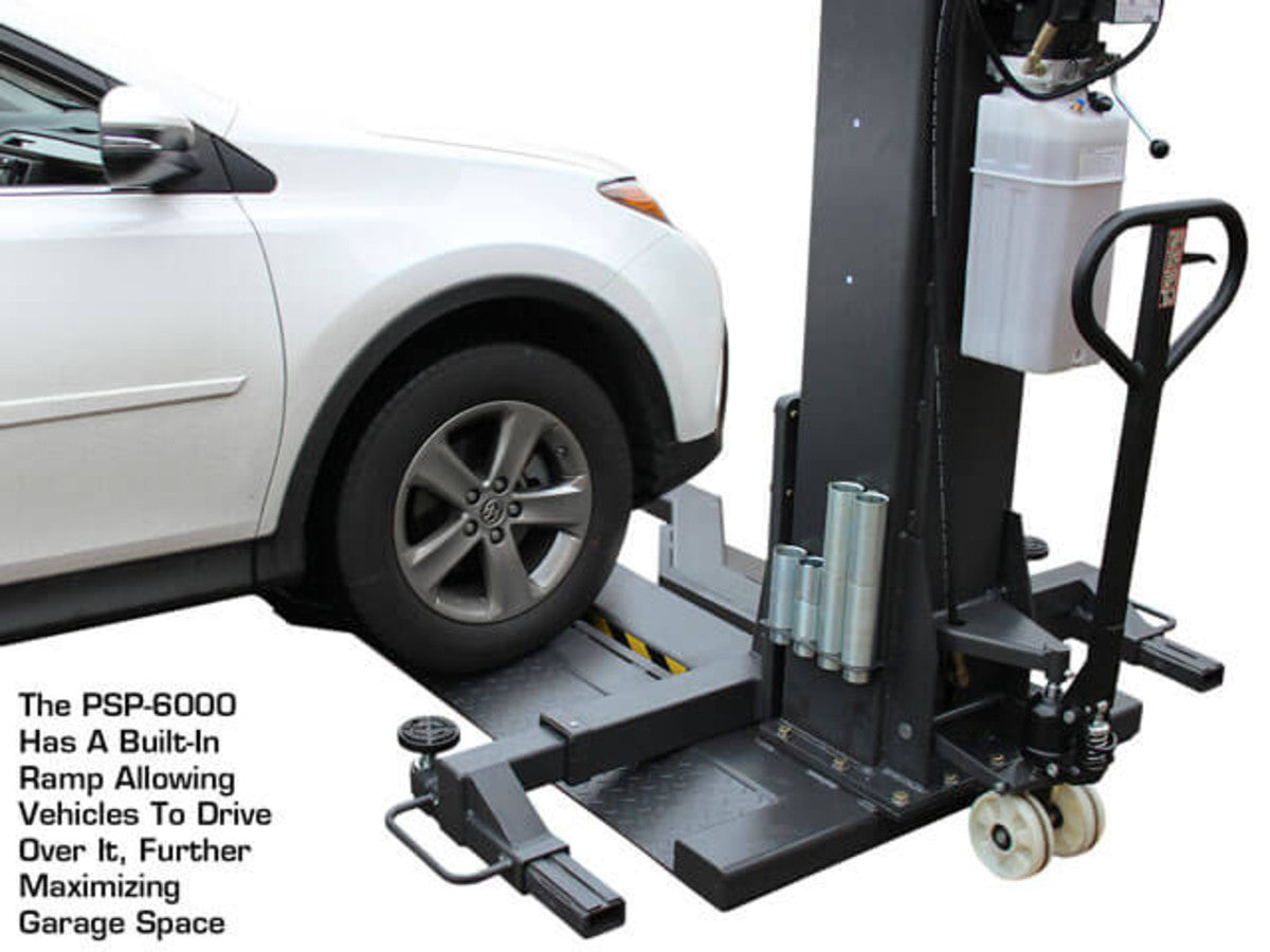 ATLAS PSP-6000 6,000 lb Portable Single Post Lift ATEXH-PSP-6000-FPD