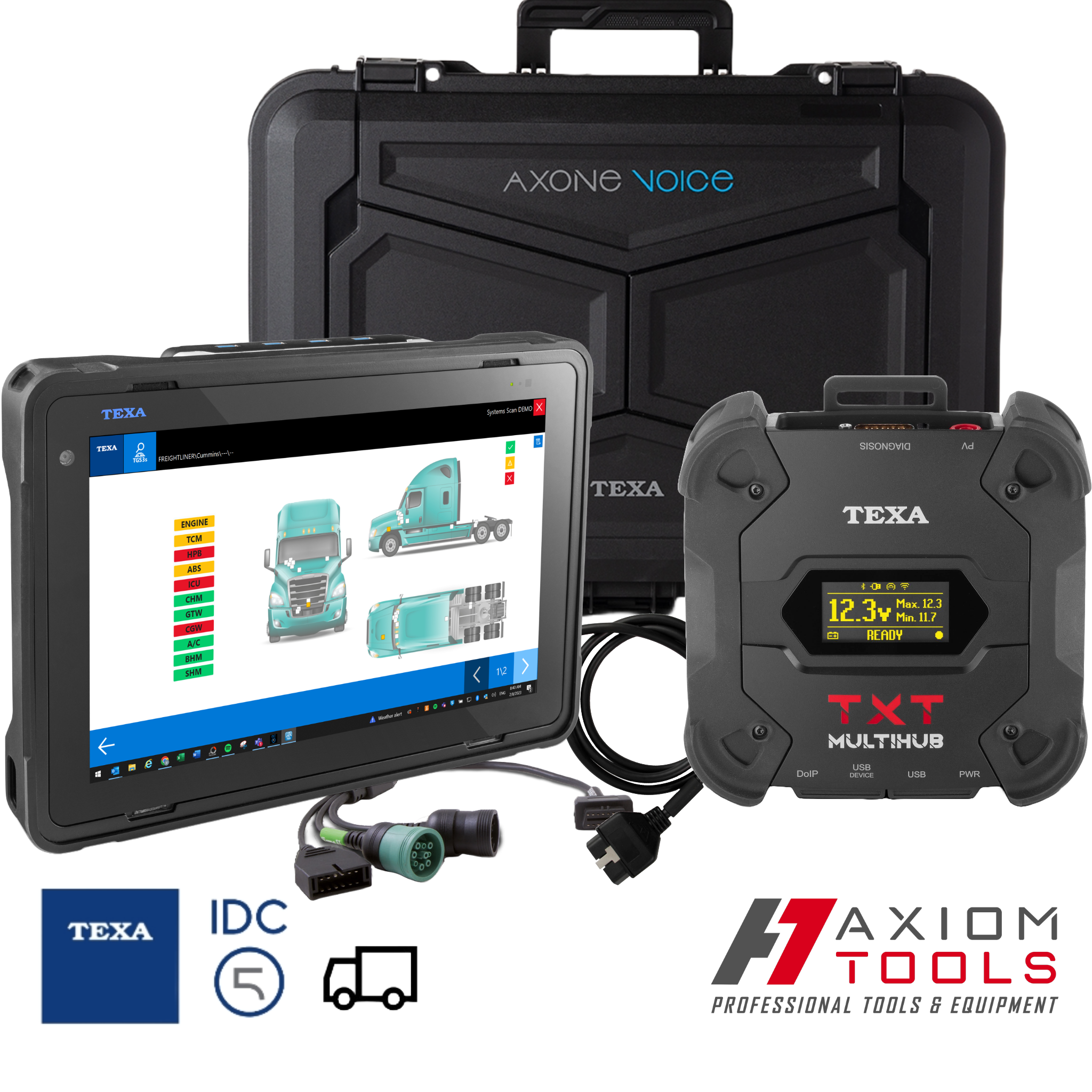 TEXA AXONE VOICE - TRUCK DELUXE DIAGNOSTIC PACKAGE