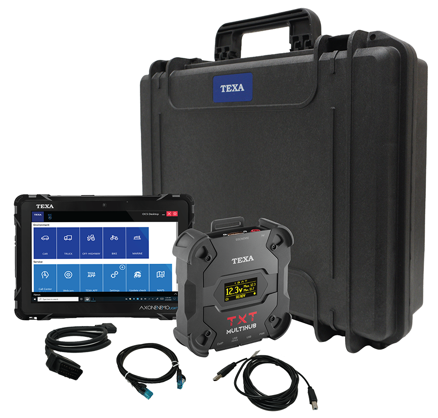 TEXA AXONE NEMO LIGHT TXT LCMH AUTOMOTIVE DIAGNOSTIC SCAN TOOL KIT 