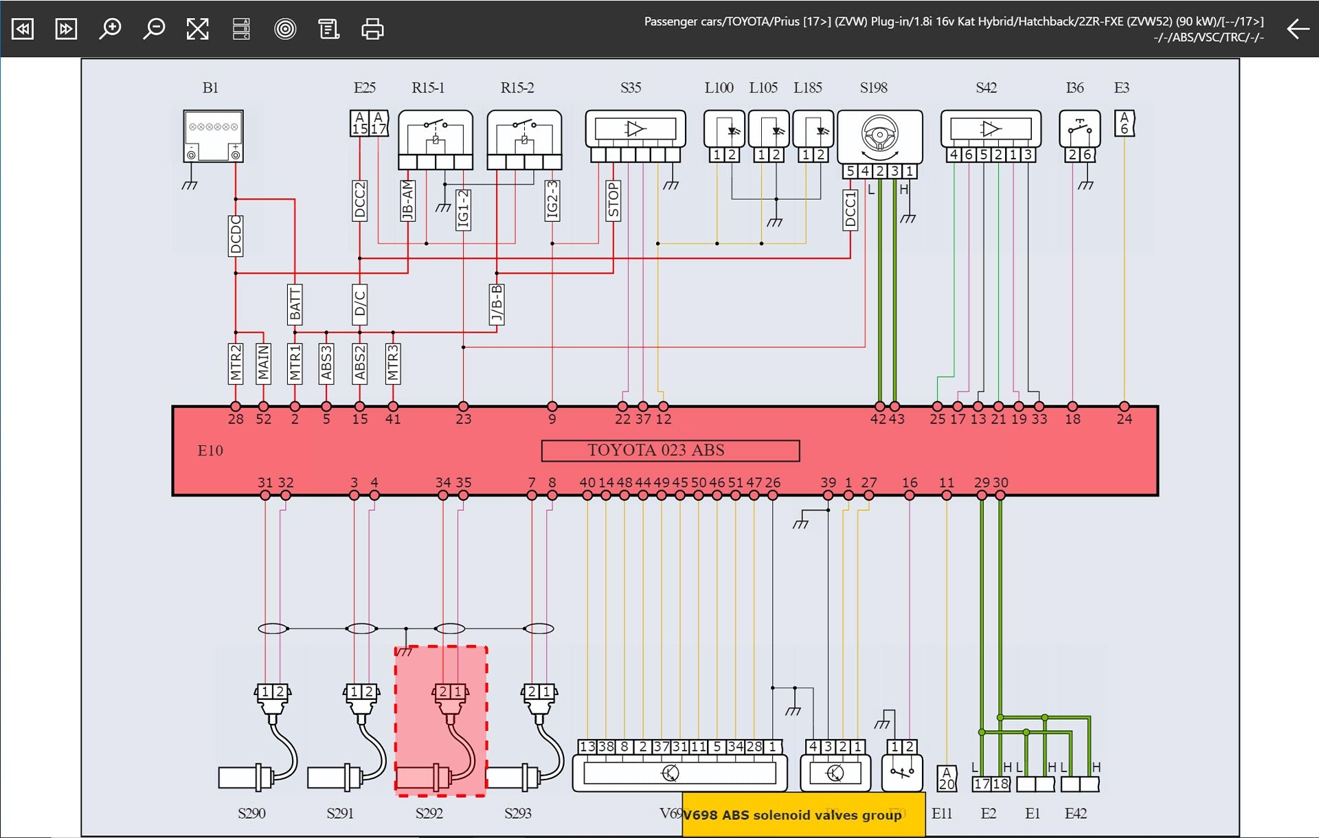 TEXA CAR SCREENSHOT TOYOTA WIRING DIAGRAM PRIUS