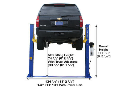 ATLAS 9KBPX 9,000 lb Baseplate Lift ATEXH-9KBPX-FPD