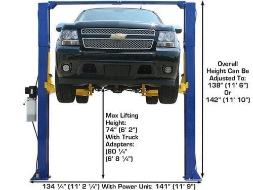 Atlas 9000 LB OVERHEAD 2-POST LIFT ATEXH-9KOHX-FPD