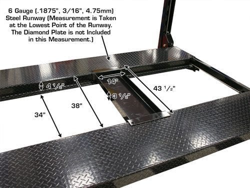 ATLAS Garage PRO8000EXT-L 8,000 lb Extra Tall/Extra Long 4-Post Lift ATEXH-PRO8000EXT-L-FPD